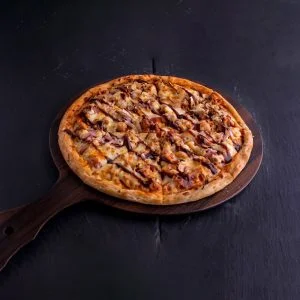 Chicken and Beef Barbeque Pizza